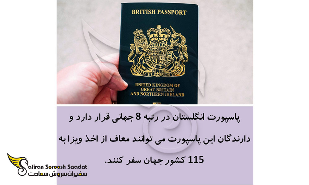 مدت زمان اعطای پاسپورت انگلستان