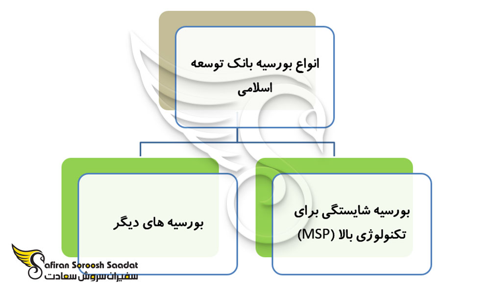 انواع بورسیه بانک توسعه اسلامی