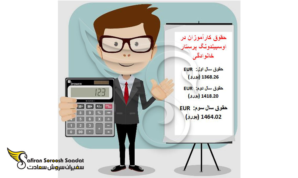 درآمد در طول آموزش آوسبیلدونگ پرستار خانوادگی