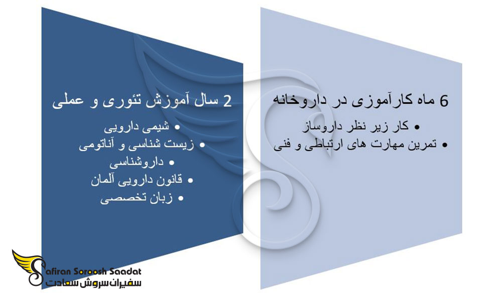 ساختار و محتوای آموزشی در دوره آوسبیلدونگ داروسازی