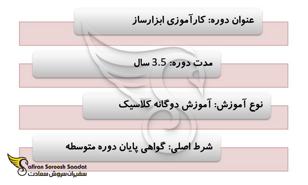 شرایط آوسبیلدونگ ابزارساز