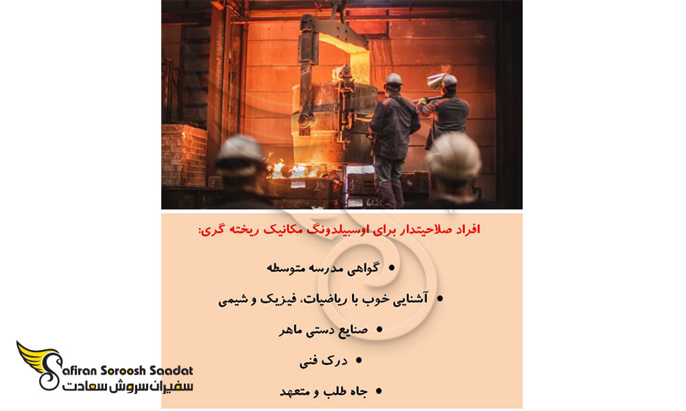 مشخصات آوسبیلدونگ مکانیک ریخته گری
